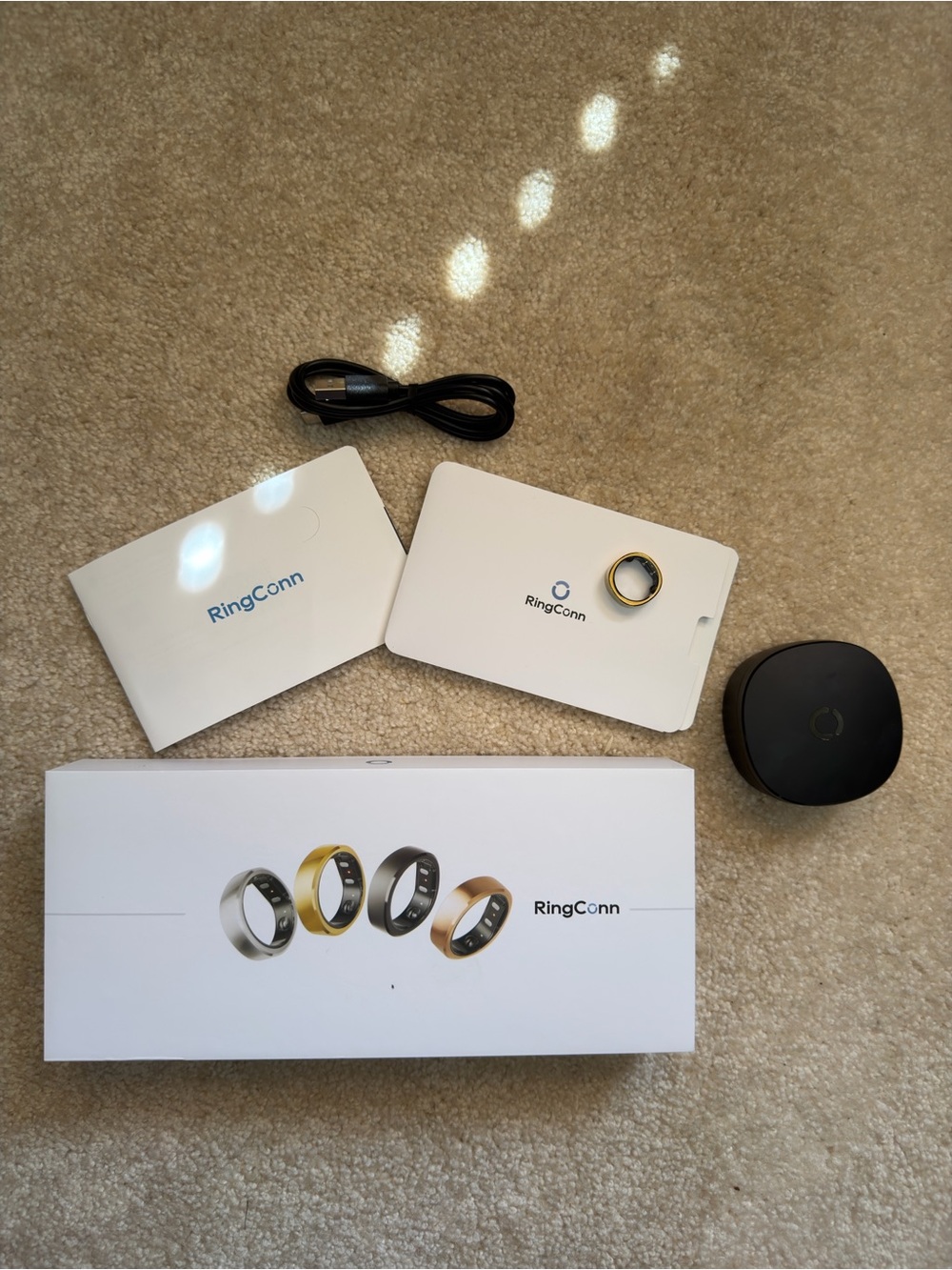 RingConn Smart Ring in Gold – Activity & Sleep Tracker